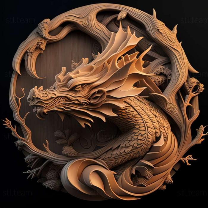 3D model dragon (STL)